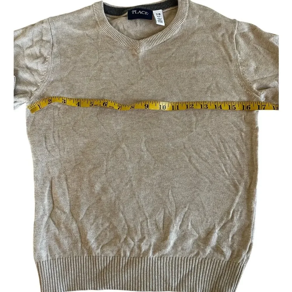 The Children's Place Boys Tan Sweater Size 7/8‎